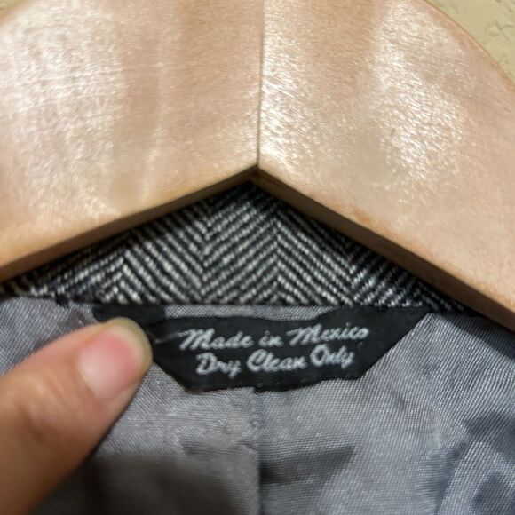 Perlis New Orleans 100% Cashmere Herringbone 2 Button Blazer Sport Coat Mens 40R - Picture 9 of 9